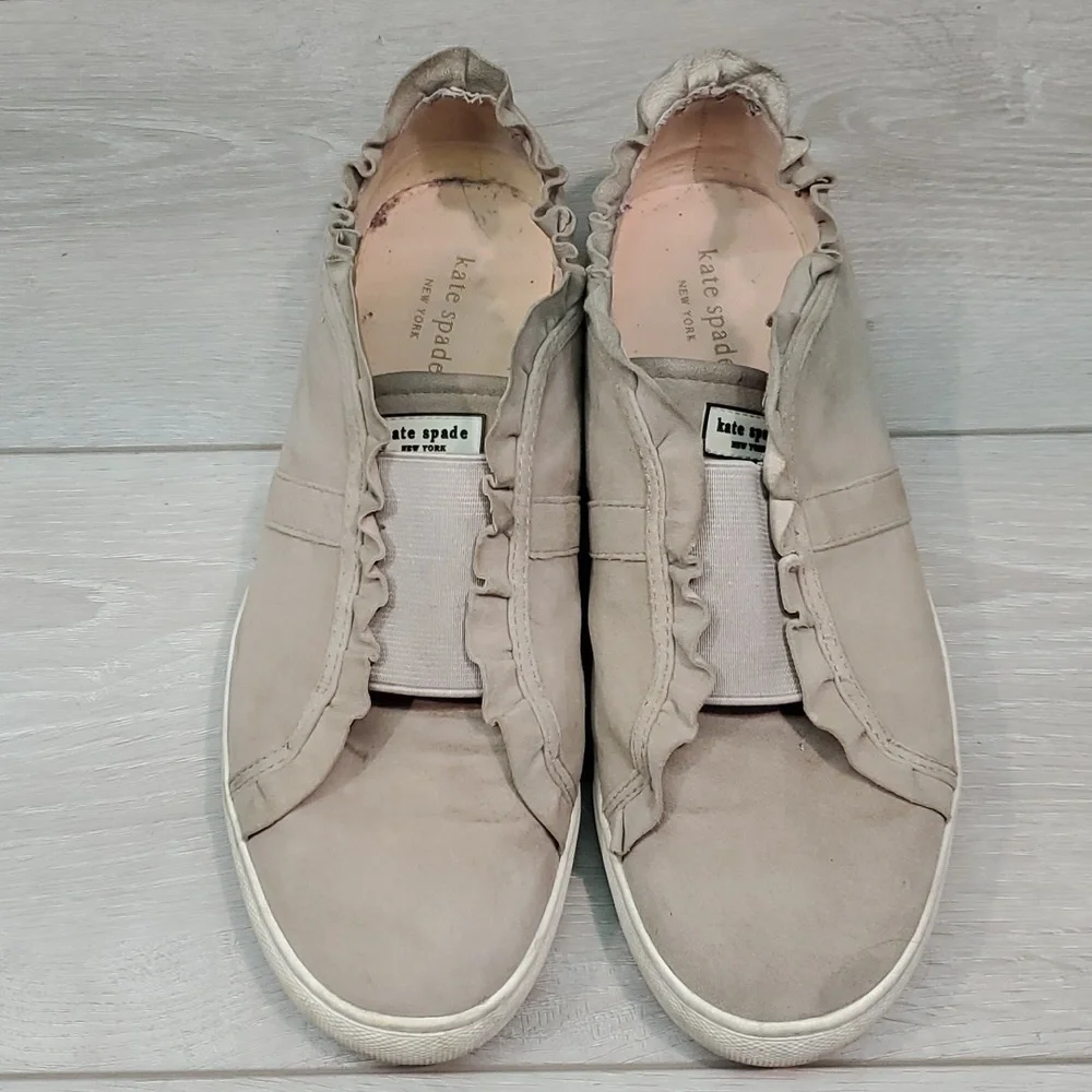 Kate Spade NY Women Lance Leather Loafer Slip on Sneakers shoes sz 8M